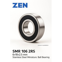 Przegląd od AI: Łożysko kulkowe uszczelnione SMR 106 2RS ZEN 6×10×2,5 mm