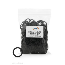Oring 14,5x2,5 NBR 70 ShA – opakowanie 100 sztuk GRN, uszczelka olejoodporna simmering.pl