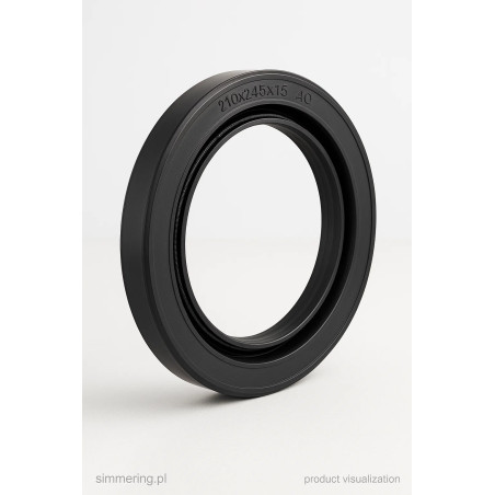 NBR 210×245×15 AO double-lip rotary shaft seal – oil seal with strong protection against leaks and contamination