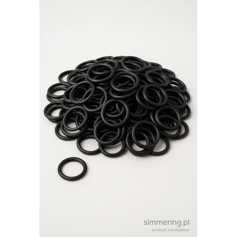 Oring 16x2,5 NBR 90 ShA – opakowanie 100 sztuk, czarne uszczelnienie gumowe, simmering.pl