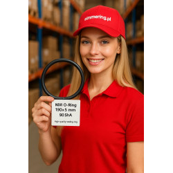 NBR O-Ring 190×5 mm 90 ShA – nitrile rubber sealing ring oil and fuel resistant