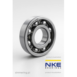 Łożysko kulkowe 16002 NKE 15x32x8 mm – jednorzędowe głębokorowkowe