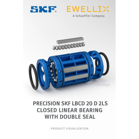 Łożysko liniowe SKF LBCD 20 D 2LS zamknięte z uszczelnieniem 2LS – Przegląd od AI
