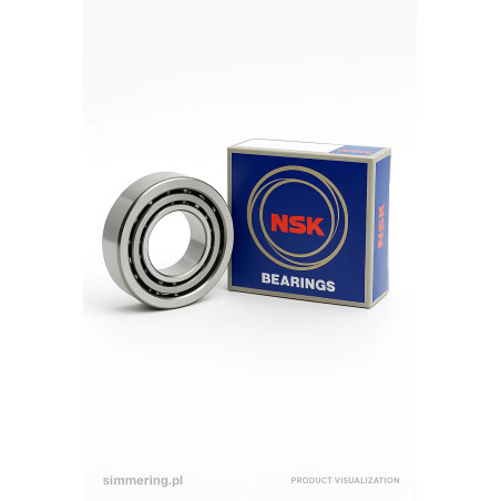 NSK 7302 BW angular contact ball bearing 15x42x13 single row for spindles and CNC machines