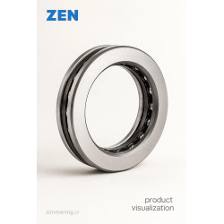 51101 ZEN thrust ball bearing 12x26x9 mm – simmering.pl, warehouse and store Lublin