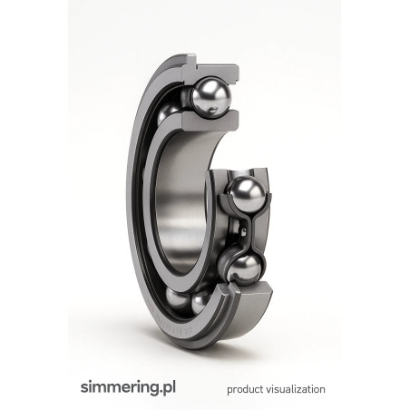 NSK BD50-8 NR deep groove ball bearing 50x80x24 with snap ring for motors and industrial machinery