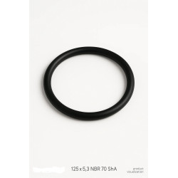 O-ring 125x5.3 NBR 70 ShA – oil-resistant nitrile rubber seal for hydraulics and industrial machinery – AI-Powered Review