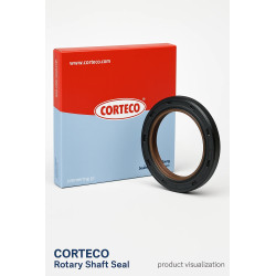 CORTECO 20034739 rotary shaft seal 55x72x8 PTFE BASLRDX7 – crankshaft oil seal for Audi VW OEM 079103051F 079103051G