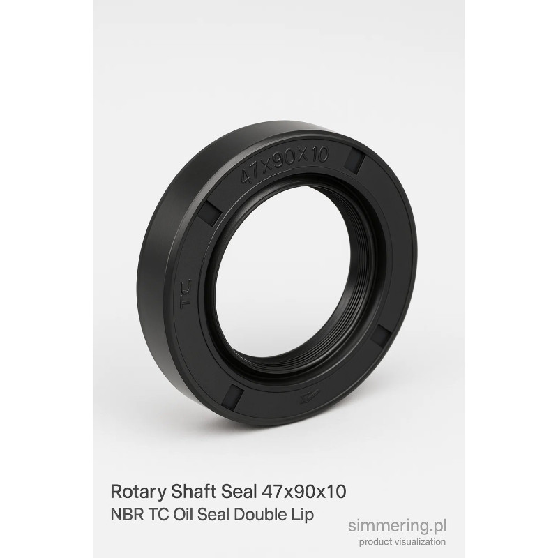 NBR double-lip oil seal 47x90x10 AO shaft seal