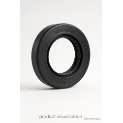 NBR double-lip oil seal 50x70x5 AO/TC rotary shaft seal
