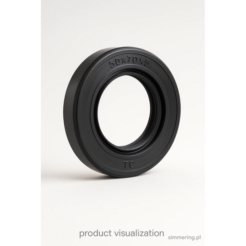 NBR double-lip oil seal 50x70x5 AO/TC rotary shaft seal