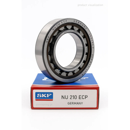 Łożysko cylindryczne SKF NU 208 ECP 40x80x18 mm – oryginalne, magazyn Lublin, dostawa 24h