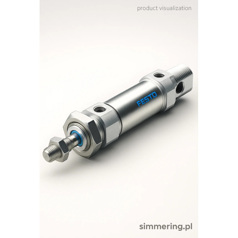 Siłownik pneumatyczny FESTO DSNU-25-50-P-A Ø25 mm skok 50 mm ISO 6432 dwustronnego działania