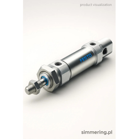 Siłownik pneumatyczny FESTO DSNU-25-50-P-A Ø25 mm skok 50 mm ISO 6432 dwustronnego działania