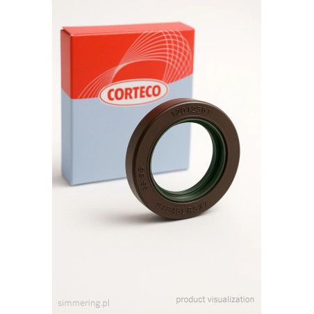 CORTECO 12012561 FPM Rotary Shaft Seal 53×68×10 – B1BASLRSX7 Oil Seal