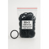 Oring 55x3 NBR 90 ShA – nitrile rubber sealing ring, oil and fuel resistant, bulk pack of 100 pcs, in stock Lublin, 24h shipping