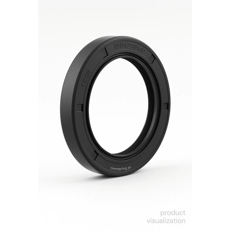 Rotary shaft seal 190x220x12 NBR TC double lip oil seal