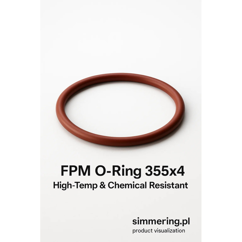 FPM O-Ring 355x4 - High-Temp & Chemical Resistant