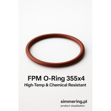 FPM O-Ring 355x4 - High-Temp & Chemical Resistant