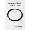 Oring 152×4 NBR 70 ShA – uszczelnienie gumowe z kauczuku nitrylowego do zastosowań hydraulicznych i przemysłowych – simmering.pl