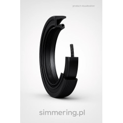 Simmering 160x180x10 AO/TC NBR – dwuwargowy uszczelniacz wałowy z kauczuku nitrylowego, odporny na oleje