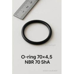 Oring 70×4,5 NBR 70 ShA