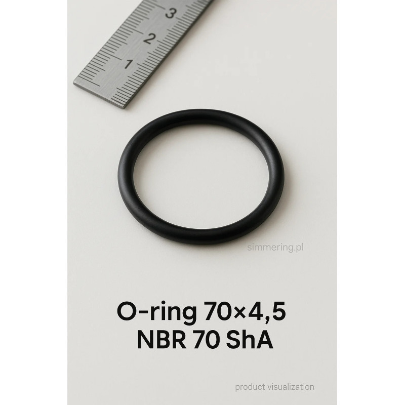 Oring 70×4,5 NBR 70 ShA