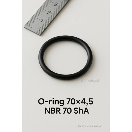 Oring 70×4,5 NBR 70 ShA