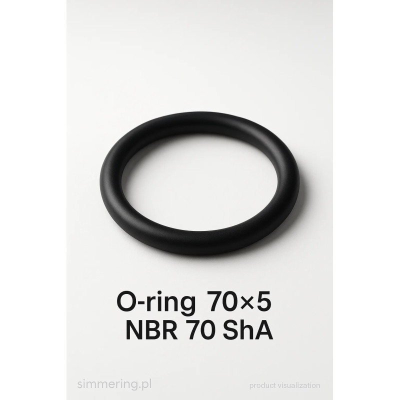 Oring 70×5 NBR 70 ShA