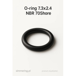 O-ring NBR 7.3x2.4 mm