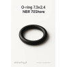 Oring NBR 7,3x2,4 mm