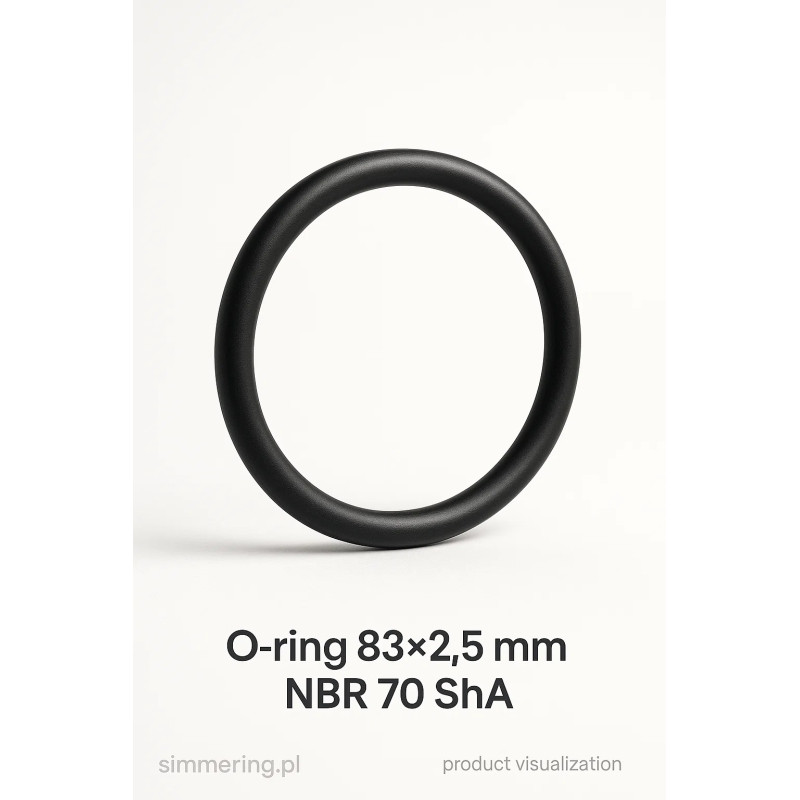 Oring 83×2,5 mm NBR 70 ShA