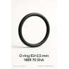 Oring 83×2,5 mm NBR 70 ShA