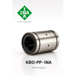 INA KBO2558 PP — liniowe łożysko kulkowe (25×40×58)