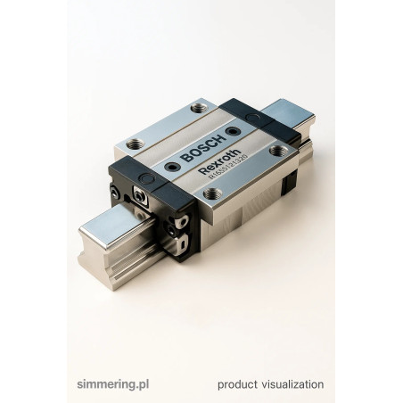 BOSCH Rexroth R165121320 – blok prowadzący kulkowy do prowadnic liniowych