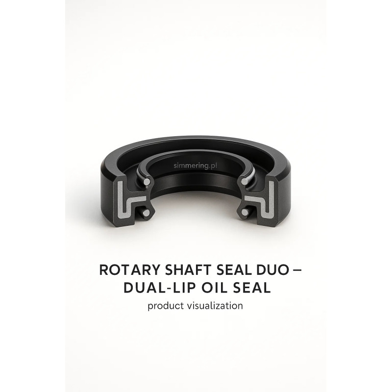 Rotary Shaft Seal 65×85×10 DUO NBR – Dual-Lip Oil Seal