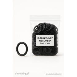 Oring 15,1×2,7 NBR 70 ShA – precyzyjna uszczelka gumowa