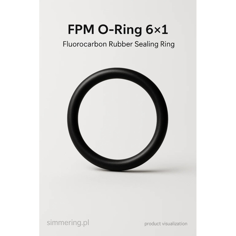 FPM O-Ring 6×1 – Fluorocarbon Rubber Sealing Ring