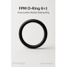 FPM O-Ring 6×1 – Fluorocarbon Rubber Sealing Ring
