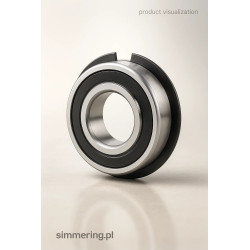 6001 2RS NR ZEN 12×28×8 mm Deep Groove Ball Bearing