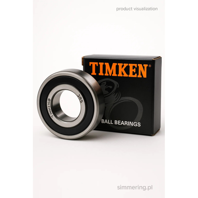 TIMKEN 6001 2RS C3 12×28×8 mm Deep Groove Ball Bearing