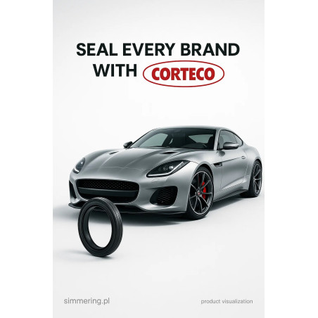 Uszczelniacz CORTECO 20019850 FPM BASLRDX7 Simmerring 30x42x6