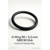 Oring 98 × 5,5 mm NBR 90 ShA – uszczelka gumowa przemysłowa