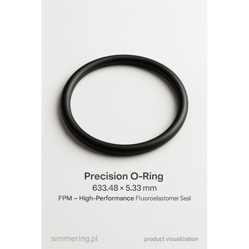 Precision O-Ring 633.48 × 5.33 mm FPM – High-Performance Fluoroelastomer Seal