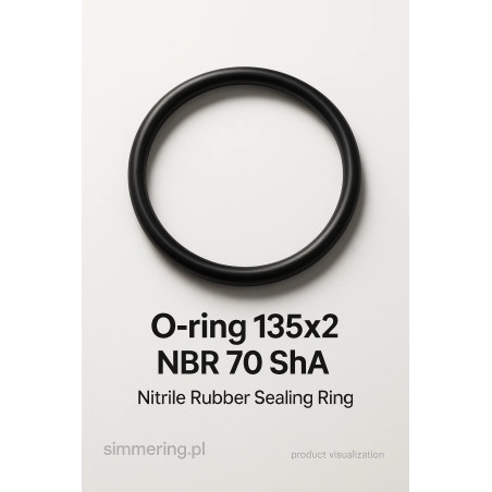 O-Ring 135×2 mm NBR 70 ShA
