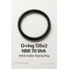 O-ring 135×2 mm NBR 70 ShA – uszczelka gumowa olejoodporna