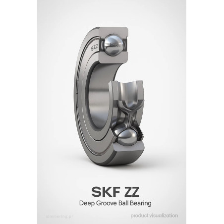 6202-2Z/C3 SKF 15x35x11 Łożysko Kulkowe Zwykłe