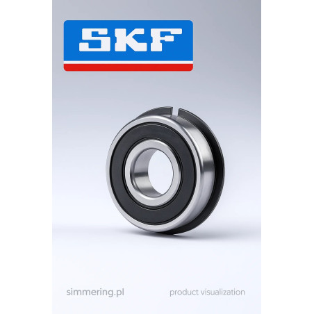 SKF 6205‑2RS NR C3 25×52×15 mm uszczelnione łożysko kulkowe