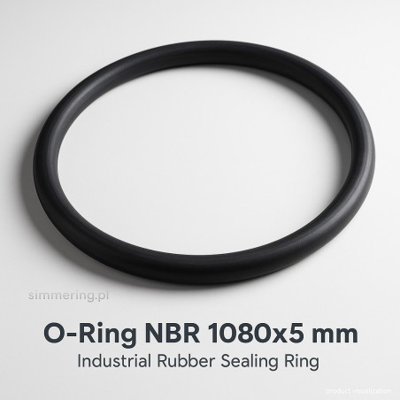 Oring NBR 1080x5 – uszczelka gumowa do zastosowań przemysłowych
