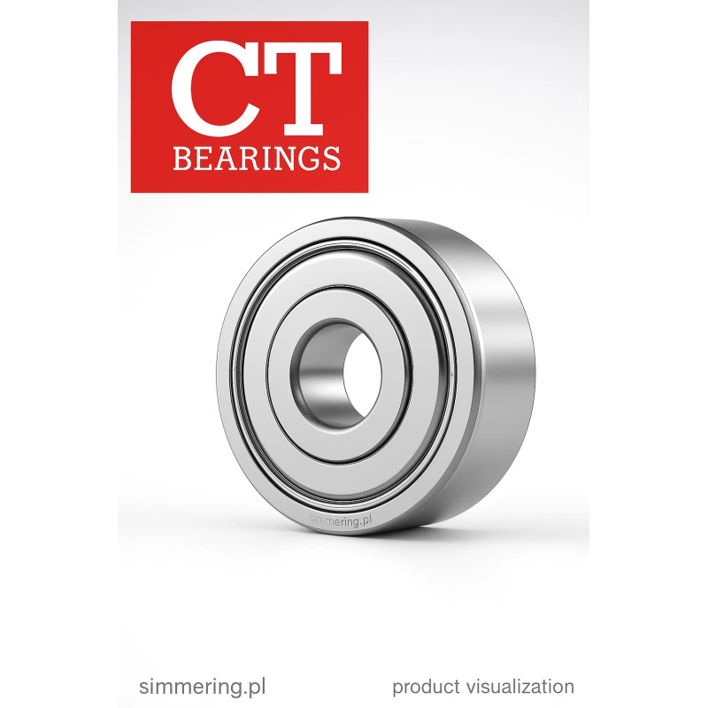 CT 6201 ZZ 12×32×10 Deep Groove Ball Bearing
